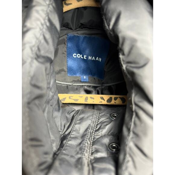 Cole Haan Hooded Down Puffer Coat women's Small - Picture 5 of 6